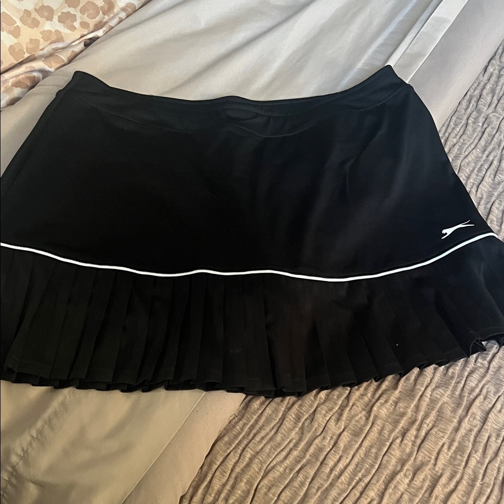 Slazenger Black Golf Skort with White Trim